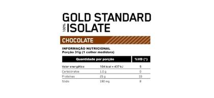 Imagem de Gold Whey 100% Isolate Chocolate 744g + Creatina 300g Optimum