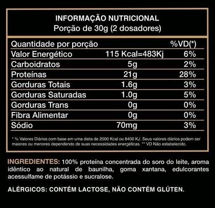 Imagem de Gold Whey Protein 900g Refil Adaptogen Whey Concentrada