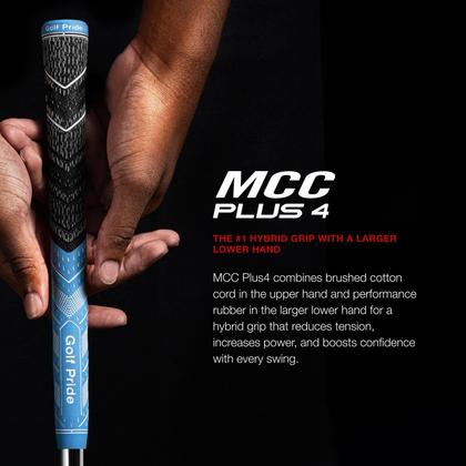 Imagem de Golf Grip Golf Pride MCC Plus4 Hybrid para todos os climas, tamanho médio