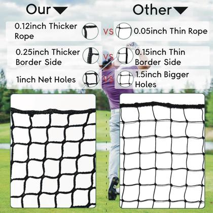 Imagem de Golf Practice Net Parslue Heavy Duty Nylon 15x20 pés para uso interno/externo