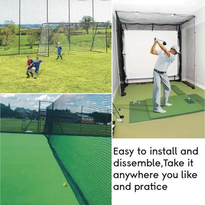 Imagem de Golf Practice Net Parslue Heavy Duty Nylon 15x20 pés para uso interno/externo