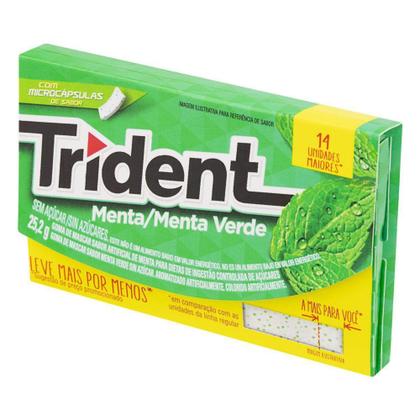 Imagem de Goma de Mascar Menta Trident 14Un 25,2g