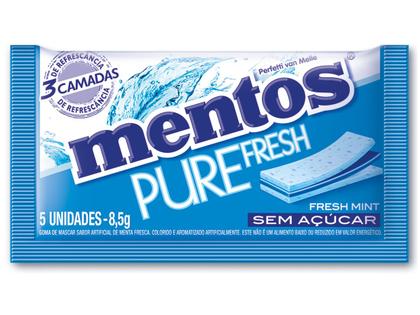 Imagem de Goma de Mascar Mentos Pure Fresh 3 Camadas