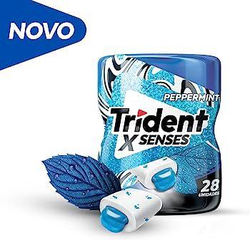 Imagem de Goma de Mascar Peppermint Trident X Senses 28 Unidades 54g
