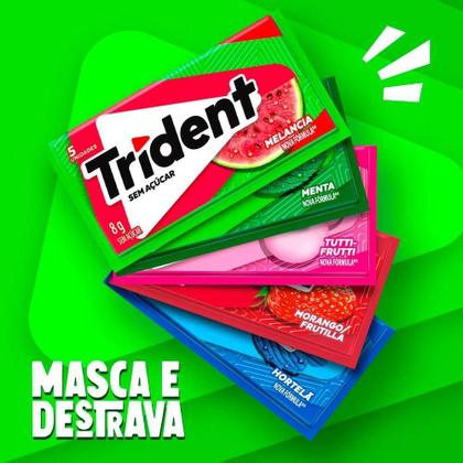 Imagem de Goma de Mascar Trident Melancia 8g Display com 21 Unidades