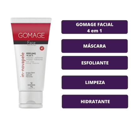 Imagem de Gomage Clareador Facial 4 Em 1 Hidrata Limpa Esfolia Mascara