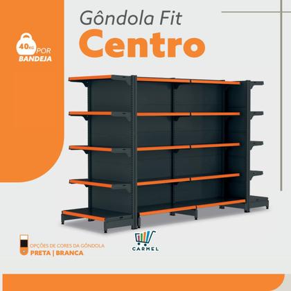 Imagem de Gôndola Centro 1 Ponta Inicial E 3 Continuações Fit 1,70m Amapá Expositor