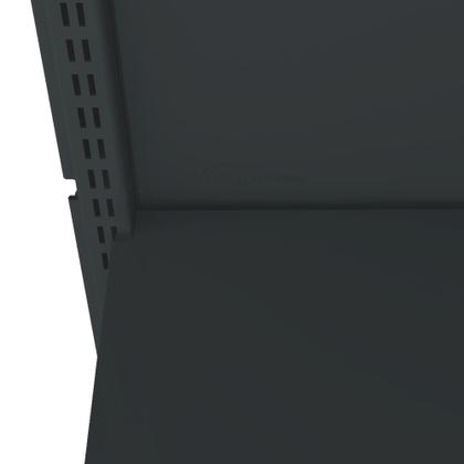 Imagem de Gondola Centro 170 Fit Ate 3 Metros 2 Ponta Preto 40b Pe Laranja