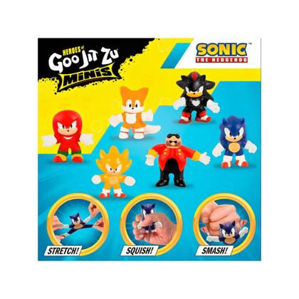 Imagem de Goo Jit Zu Sonic Minis Boneco Elástico Dr Eggman