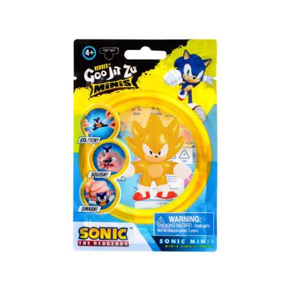 Imagem de Goo Jit Zu Sonic Minis Boneco Elástico Super Sonic
