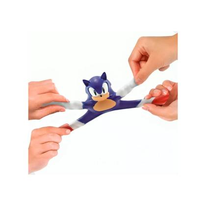 Imagem de Goo Jit Zu Sonic Minis Boneco Elástico Super Sonic