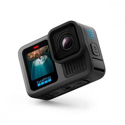 Imagem de GoPro HERO13 Black Bundle Kit Câmera Ação à Prova dágua 10m 5.3K60 HLG HDR 27MP HyperSmooth 6.0 GPS Wi-Fi 6 + The Handler Bateria Enduro 64GB Estojo