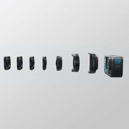 Imagem de GoPro HERO13 Black - Câmera de ação à prova d'água 10m, 5.3K60, HLG HDR, 27MP, HyperSmooth 6.0, GPS, Wi-Fi 6, Detecção Automática das lentes HB-Series