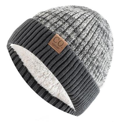 Imagem de Gorro De Inverno Unissex Com Forro De Pele Quente Em Duas Cores, Boné Casual De Moda Para Homens E