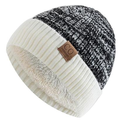 Imagem de Gorro De Inverno Unissex Com Forro De Pele Quente Em Duas Cores, Boné Casual De Moda Para Homens E