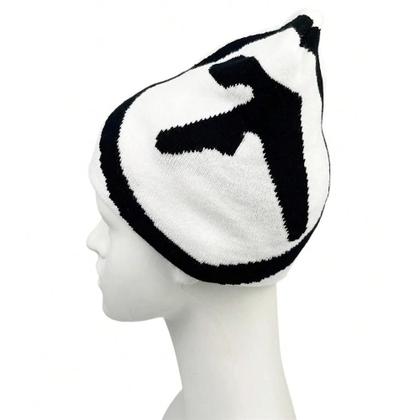 Imagem de Gorro De Tricô Vintage Punk Goth Para Homens, Balaclava De Inverno Estilo Streetwear