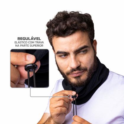 Imagem de Gorro Faixa Fleece Multiuso 3 em 1  Muvin Proteção UV50 e Estilo para Seus Dias de Inverno 