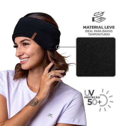 Imagem de Gorro Faixa Fleece Multiuso 3 em 1  Muvin Proteção UV50 e Estilo para Seus Dias de Inverno 