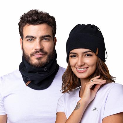 Imagem de Gorro Faixa Fleece Multiuso 3 em 1  Muvin Proteção UV50 e Estilo para Seus Dias de Inverno 