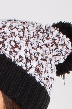 Imagem de Gorro feminino de malha com pompom 60020