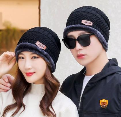 Imagem de Gorro Touca De Lã Masculino Forrada Pelinho Inverno Frio