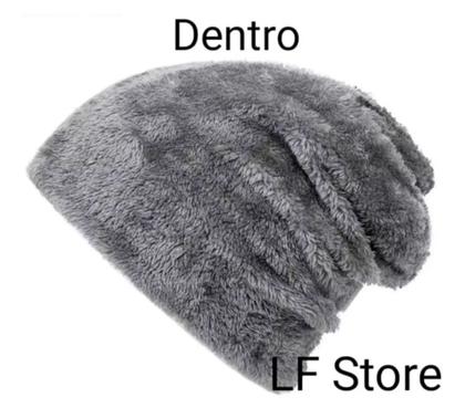 Imagem de Gorro Touca De Lã Masculino Forrada Pelinho Inverno Frio