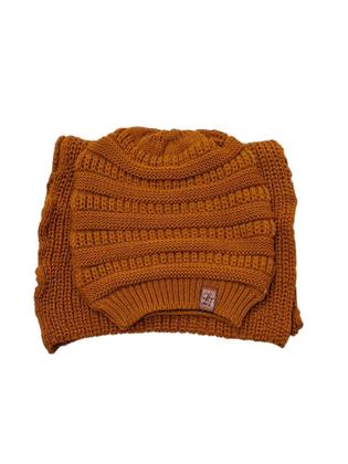 Imagem de Gorro Touca Tricot + Gola Cachecol Pingo Dlâ