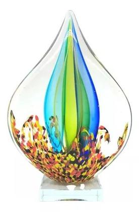 Imagem de Gota De Murano Peça Decorativa Para Sala Com 30cm