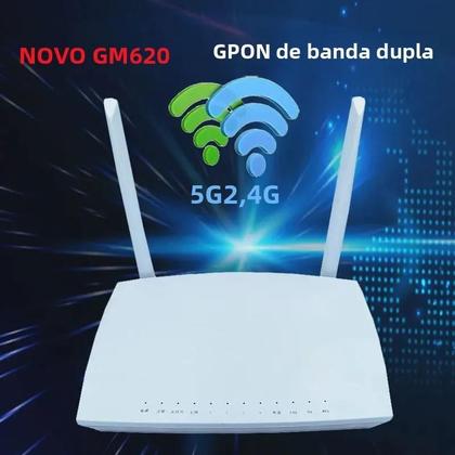 Imagem de GPON ONU Modem - 1GE, 3FE, WiFi 2.4G/5G - Terminal de Rede Original