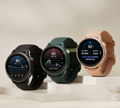 Imagem de GPS Relógio Garmin Vívoactive 6 Preto com pulseira Preta