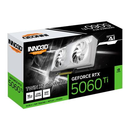 Imagem de Gpu INNO3D Geforce RTX 5060 TI 16GB 128BITS GDDR7 TWIN X2 OC White N506T2-16D7X-191073W