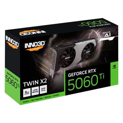Imagem de Gpu Inno3d Geforce Rtx 5060 Ti 8gb 128bits Gddr7 Twin X2 N506t2-08d7-193075n