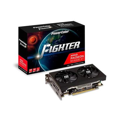Imagem de Gpu Powercolor AMD Radeon RX 6500XT 4GB GDDR6 64BITS 4GBD6-DHV3