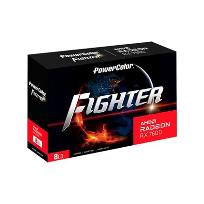 Imagem de Gpu Powercolor Amd Radeon Rx 7600 8gb Gddr6 128bits 8g-f/v2