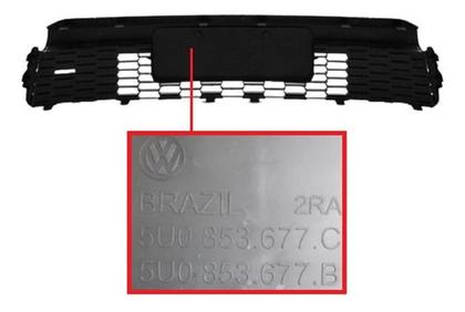 Imagem de Grade Central Parachoque VW Gol Rallye G5 2009/2013