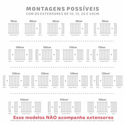 Imagem de Grade De Porta E Vão Tubline - Reduz Circulação De Pet