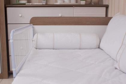 Imagem de Grade de proteção segurança p/ cama simples-criança e idoso - ninos