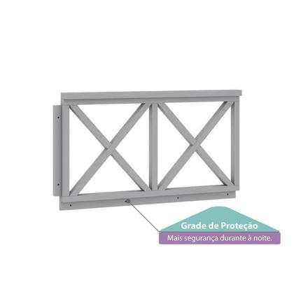 Imagem de Grade de Proteção X 50 cm Cinza - Casatema