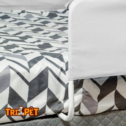 Imagem de Grade De Segurança Para Cama Com Tela De Proteção Para Idosos Crianças e Bebês Anti Queda Resistente.