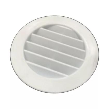 Imagem de Grade de Ventilação Redonda Branca 13x13 9 Unidades