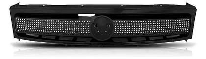 Imagem de Grade frontal do radiador fiat palio siena strada 2004 preta modelo original blawer 8136