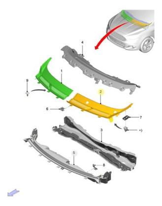 Grade Limpador Churrasqueira Ford Ka 18 A 21 Original Le - Grades