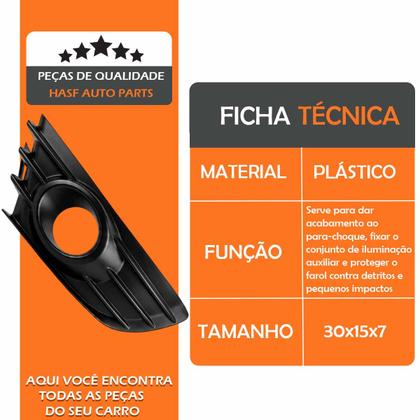 Imagem de Grade Moldura Milha C4 Hatch Ou Pallas 2008 2009 2010 2011