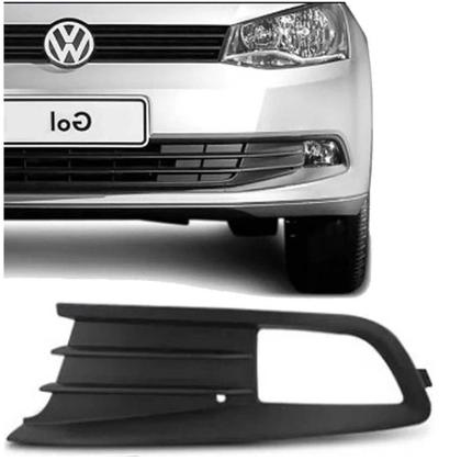 Imagem de Grade Moldura Milha Gol G6 2012 2013 2014 2015 2016 Preta Com Furo