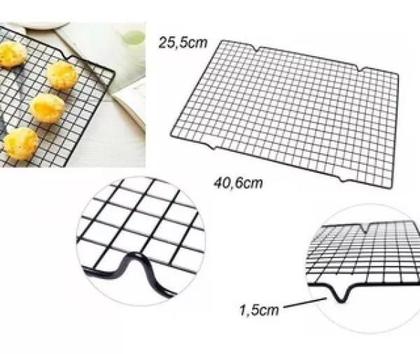 Imagem de Grade Para Bolo Resfriar Resfriamento Grelha Confeitaria