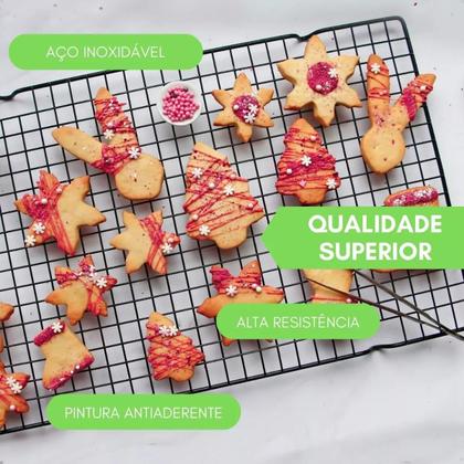 Imagem de Grade Para Bolo Resfriar Resfriamento Grelha Confeitaria
