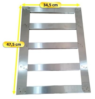 Imagem de Grade para Forno Industrial 54 L Aço 34 x 47 cm