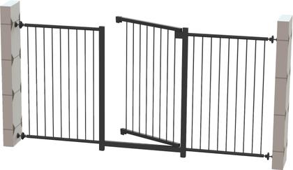 Imagem de Grade Portão Multigrade MF1501 Preto Divisor de Ambientes