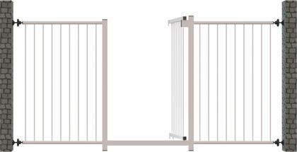 Imagem de Grade Portão Multigrade MF1503 Branco Divisor de Ambientes