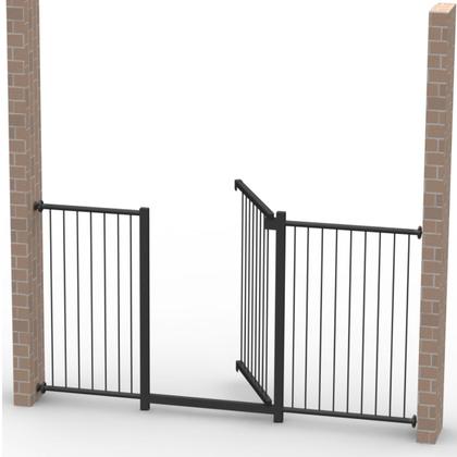 Imagem de Grade portão pet bebê divisor ambiente 68 a 153 cm